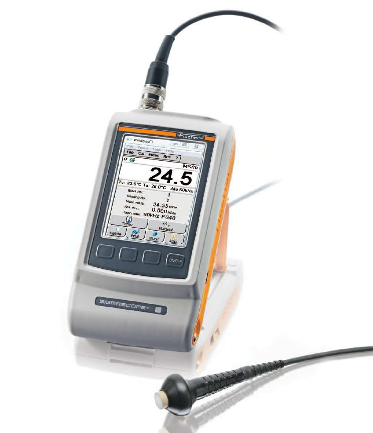 Handheld Setup of SigmaScope SMP350 Conductivity Tester