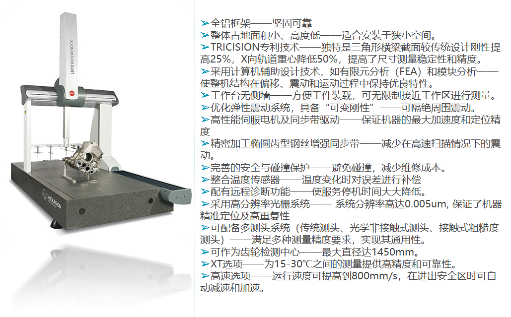 Leitz Reference Xi?？怂箍禈蚴綔y(cè)量機(jī)的特點(diǎn)