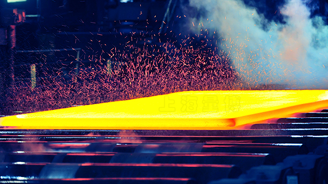 Site Photo of heavy Thick Plate Production in Steel Plant