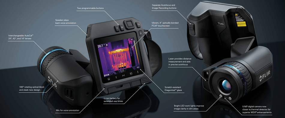 Flir T500系列--T540專業(yè)紅外熱像儀