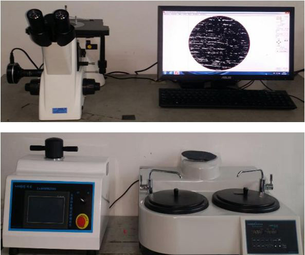 實驗室金相制樣、鑲嵌拋光及顯微分析